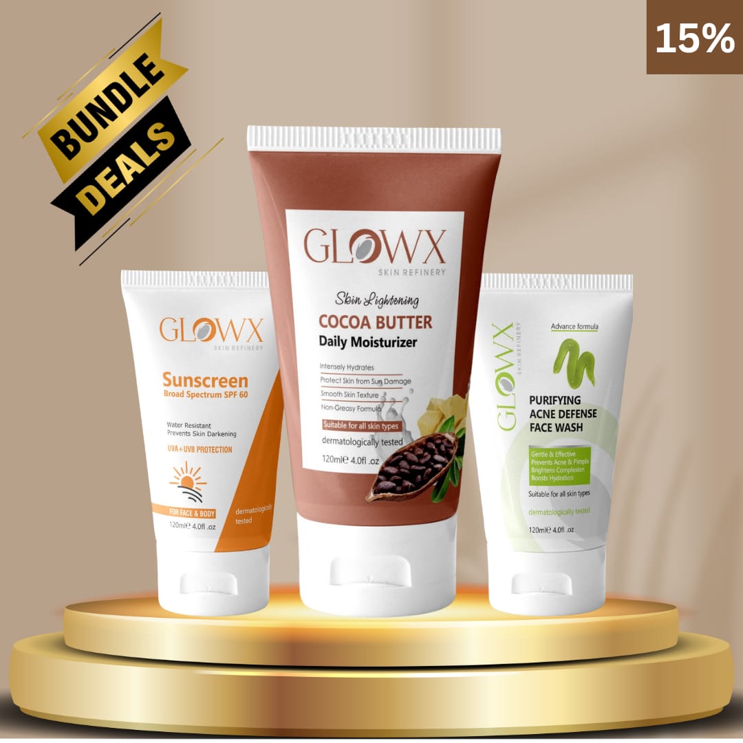 Acne Defense facewash + Sunscreen + Moisturizer