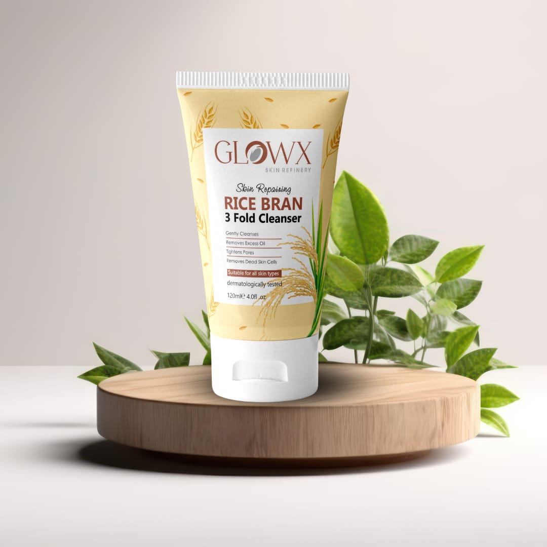 Glowx Skin Repairing Rice Bran Cleanser