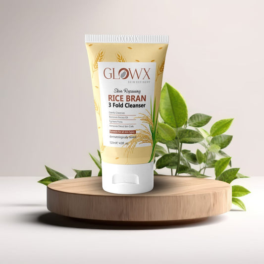 Glowx Skin Repairing Rice Bran Cleanser