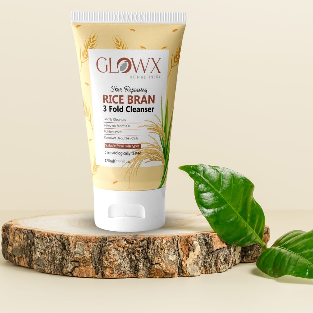 Glowx Skin Repairing Rice Bran Cleanser
