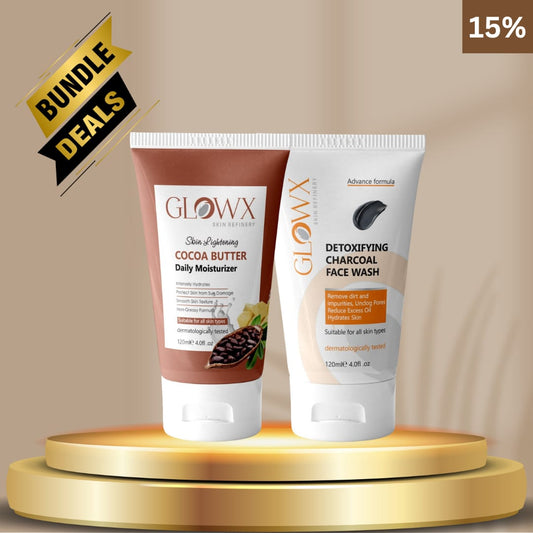 Charcoal Facewash + Daily Moisturizer