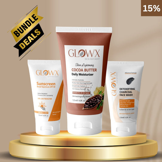 Charcoal Facewash + Sunscreen + Moisturizer